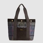 Barbour Women's Healy Tote Bag in Shadow Tartan image