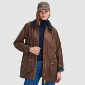 Barbour Women's Highclere Waxed Jacked in Bark/Muted image