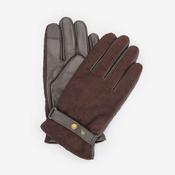 Barbour Women's Nelson Leather Gloves in Brown image