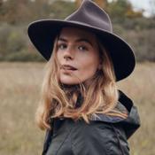 Barbour Women's Tack Fedora in Chocolate-Praline image