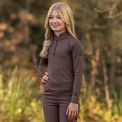 Covalliero Kids Active Shirt in Coffee image