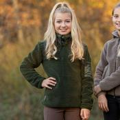 Covalliero Kids Fleece Jumper in Opal Green image