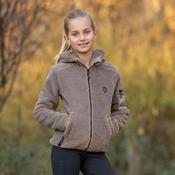 Covalliero Kids Fleece Jumper in Taupe image