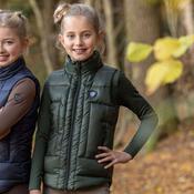 Covalliero Kids Quilted Bodywarmer in Opal Green image