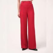 Cristina Barros Tweed Trouser in Red