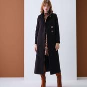 Cristina Barros Women's Long Coat in Black image
