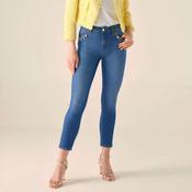 Cristina Barros Women's Skinny Jeans in Blue image