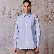 Diega Women's Ceza Shirt in Blue with Pink Stripes image