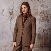 Diega Women's Victorio Check Jacket in Brown image