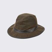 Dubarry Macreddin Wax Bucket Hat in Olive image