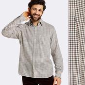 Dubarry Men's Connell Check Shirt in Ox Blood image