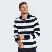 Dubarry Men's Goresbridge Rugby Shirt in Navy &amp; White image