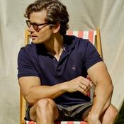 Dubarry Men's Quinlan 4-Way Stretch Polo Shirt in Navy image