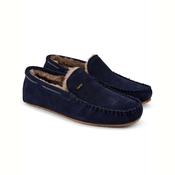 Dubarry Men's Ventry Moccasin Slipper in French Navy image