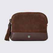 Dubarry Richmond Suede Purse in Cigar image