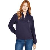 Dubarry Women's Castlemartyr Quarter-zip Jumper in Navy image