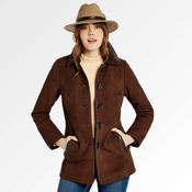 Dubarry Women's Clarke Leather Jacket in Walnut image