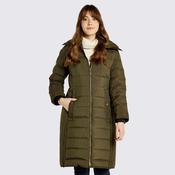 Dubarry Women's Meyers Long Length Coat in Olive image