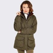 Dubarry Women's Ballynahinch Tweed Shooting Jacket in Heath