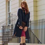 Dubarry Women's Coolepark Tweed Coat in Navy image