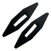 Equisential Rubber Rein Stops Black