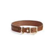 Fairfax &amp; Favor Bakewell Leather Dog Collar in Tan image