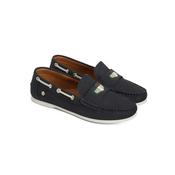 Fairfax &amp; Favor Boston Deck Shoes in Navy &amp; Mint