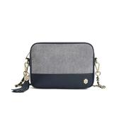 Fairfax &amp; Favor Finsbury Crossbody Suede Handbag in Denim