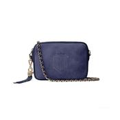 Fairfax &amp; Favor Finsbury Crossbody Suede Handbag in Ink Blue image