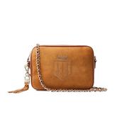 Fairfax &amp; Favor Finsbury Crossbody Suede Handbag in Tan image