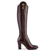 Fairfax &amp; Favor High Heeled Regina Leather Boot in Mahogany image