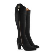 Fairfax &amp; Favor High Heeled Regina Suede Boot in Black image