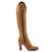 Fairfax &amp; Favor High Heeled Regina Suede Boot in Tan image