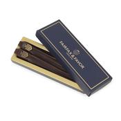 Fairfax &amp; Favor Leather Boot Tassels in Mahogany