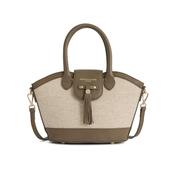 Fairfax &amp; Favor Mini Windsor Herringbone Tote Handbag in Fawn image