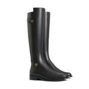 Fairfax &amp; Favor Upton Flat Knee-High Boot in Black Leather image