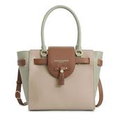 Fairfax &amp; Favor Windsor Leather Tote Handbag in Mint, Stone &amp; Tan