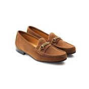 Fairfax &amp; Favor Women's Apsley Suede Loafer in Tan