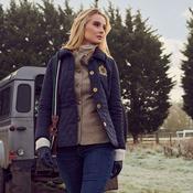 Fairfax &amp; Favor Women's Bella Quilted Jacket in Navy image