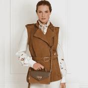 Fairfax &amp; Favor Women's Primrose Suede Gilet in Tan image