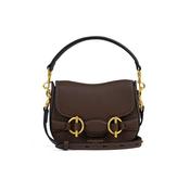 Fairfax &amp; Favor Connie Saddle Handbag in Mahogany Leather image