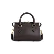 Fairfax &amp; Favor Mini Kew Handle Bag in Mahogany Leather image