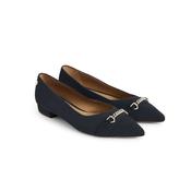 Fairfax &amp; Favor Women's Apsley Suede Ballet Pump in Navy