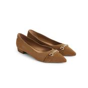 Fairfax &amp; Favor Women's Apsley Suede Ballet Pump in Tan image