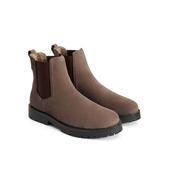 Fairfax &amp; Favor Women's Boudica Sheepskin Boots in Deep Taupe Suede image