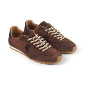 Fairfax &amp; Favor Women's Chawston Trainer in Chocolate Suede image