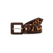 Fairfax &amp; Favor Women's Marseille Belt in Leopard Haircalf image