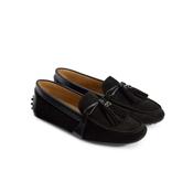 Fairfax &amp; Favor Women's Rutland Suede Driving Shoes in Black image