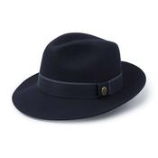 Hicks &amp; Brown Wingfield Trilby Hat in Navy image