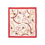 Hicks &amp; Brown Melford Mini Silk Scarf in Dusty Pink image